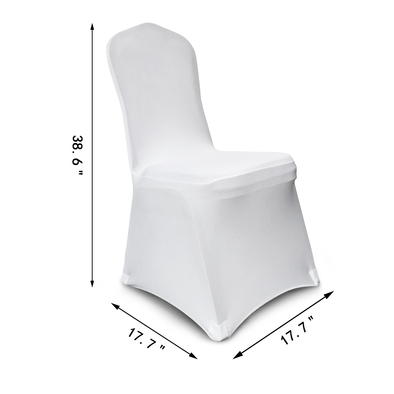100X Stuhlhussen Stretch Stuhlbezug Stuhlüberzug Reinheit Neu Universal