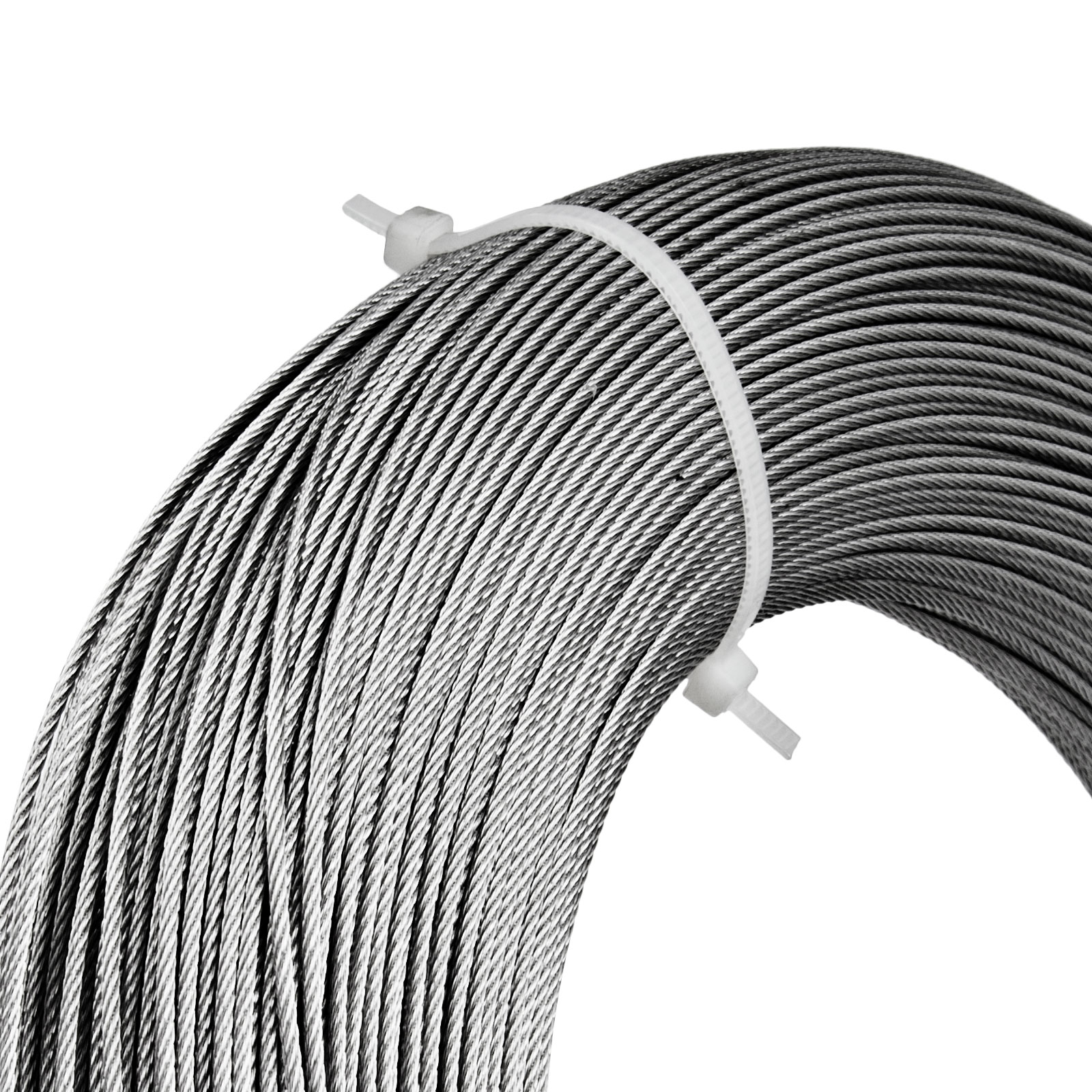 304 Stainless Steel Cable Wire Rope 7x7 Anti-Corrosion Indoor Airline