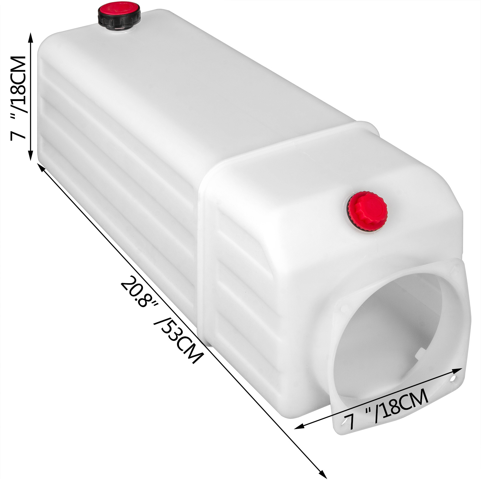 ÖL Behälter Kunststoff für Hydraulikaggregate Hydraulik Pumpe 7L Kipper Anhänger 