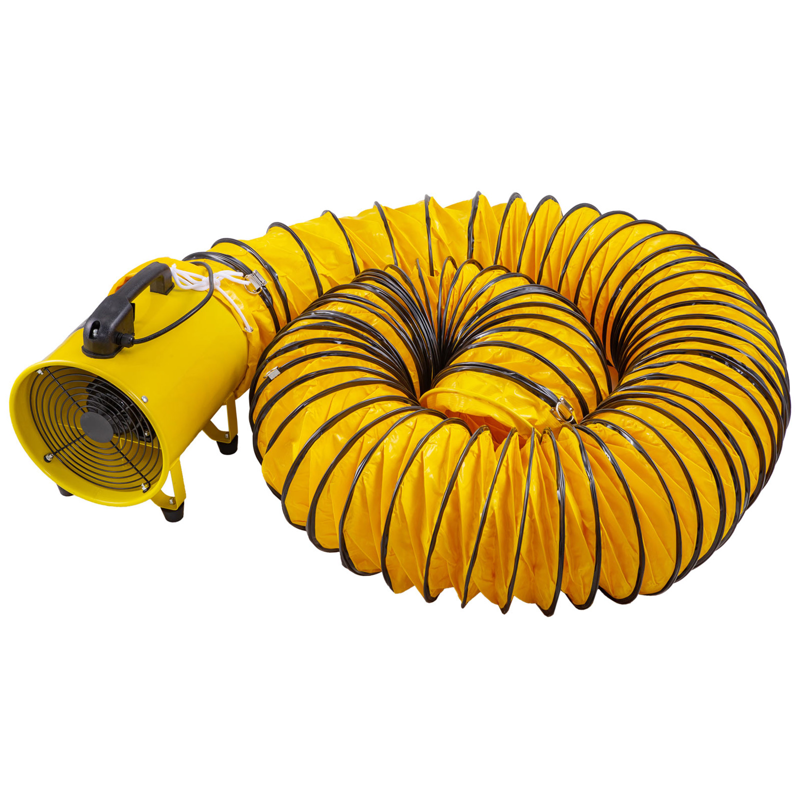 8/10/12/16"Extractor Fan Blower portable Ventilator 5/10M Duct Hose Double Speed 
