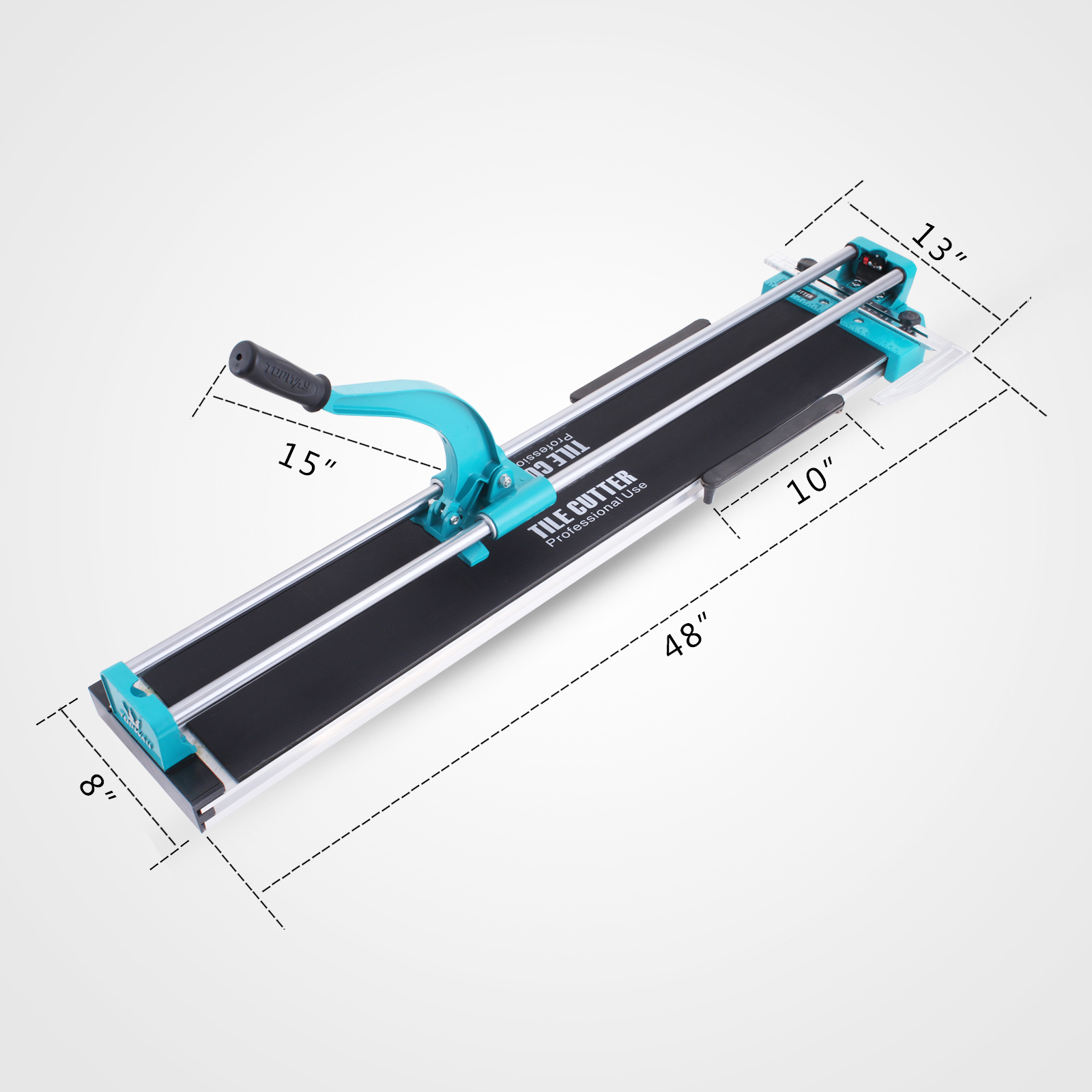 Manual Tile Cutter Cutting Machine 600-1200mm Adjustable Hand Laser Guide Safe 