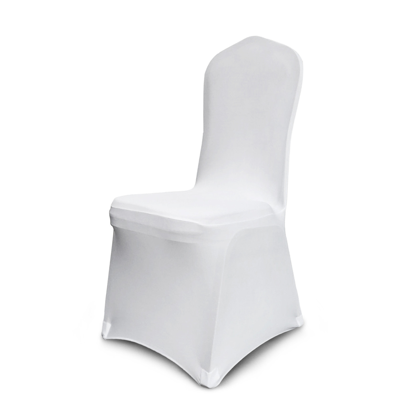 50PCS Spandex Chair Covers Wedding Party Décor Soild Color Smoothly Black NEW 