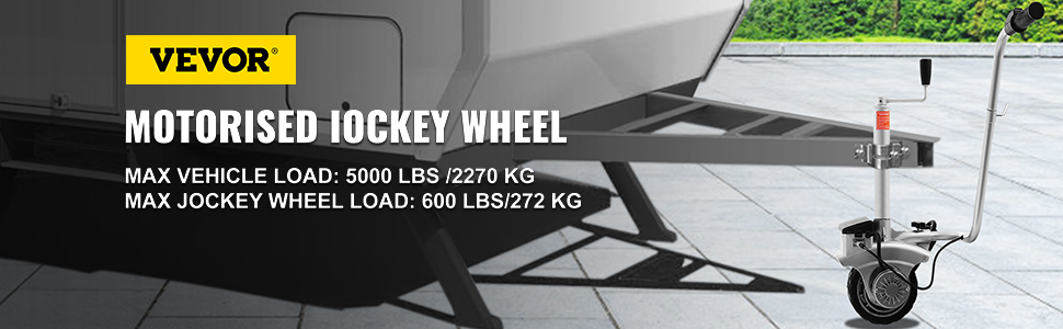 motorised jockey wheel, aluminum alloy, 350w