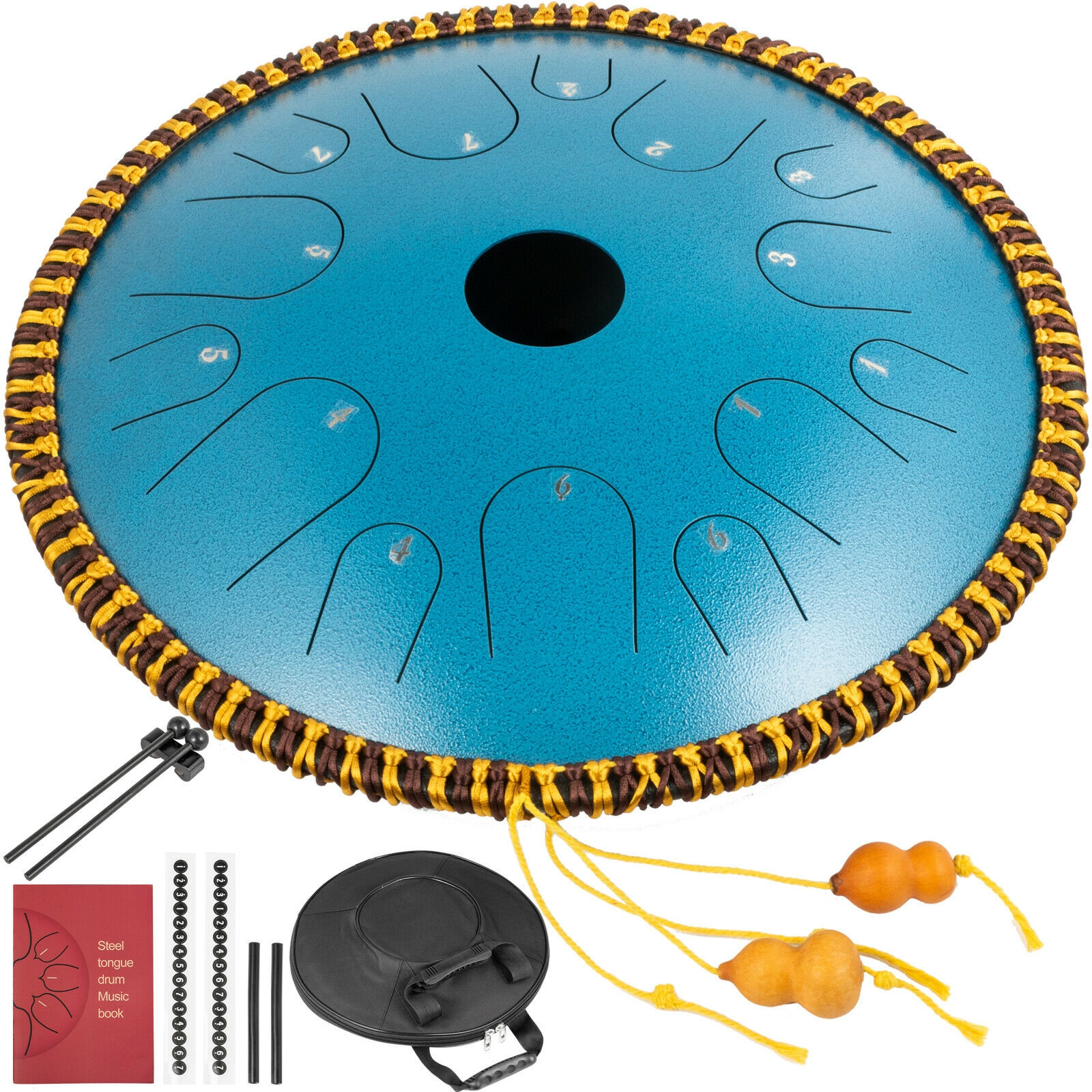 Tongue Drum 14 Notes, Dish Shape, 14 Inches Dia.