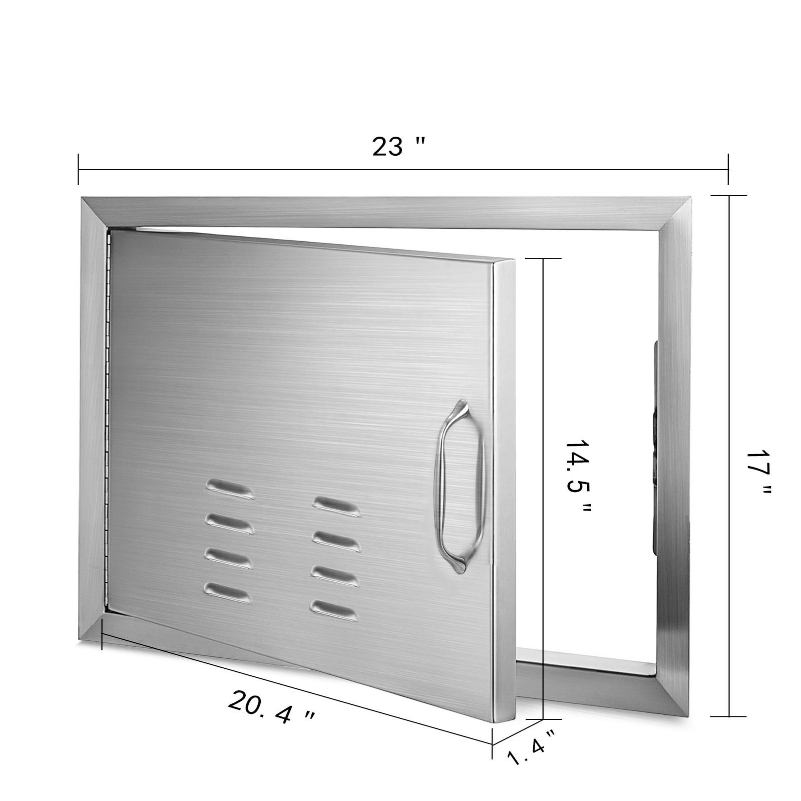 Details about   28/29/31'' Outdoor Kitchen BBQ Island Components Stainless Steel Access Doors 