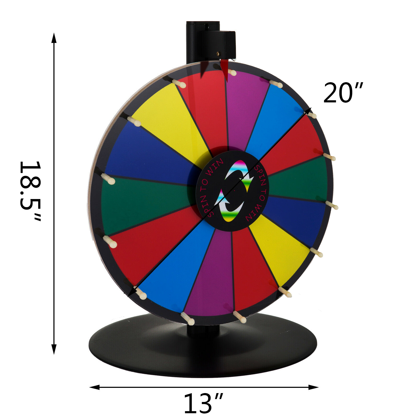 18 Glücksrad Spielzeug Farbe Rad Lotteriespiele Spiele Tischplatte Verkauf 
