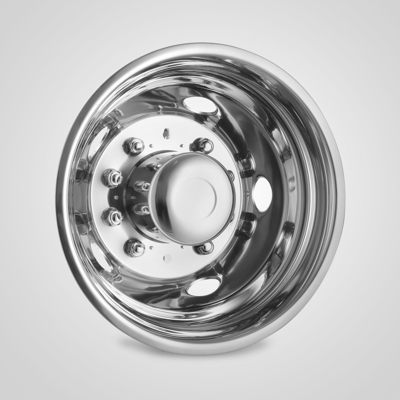 For FORD F450 F550 19.5" 05-19 Stainless Dually Wheel ...