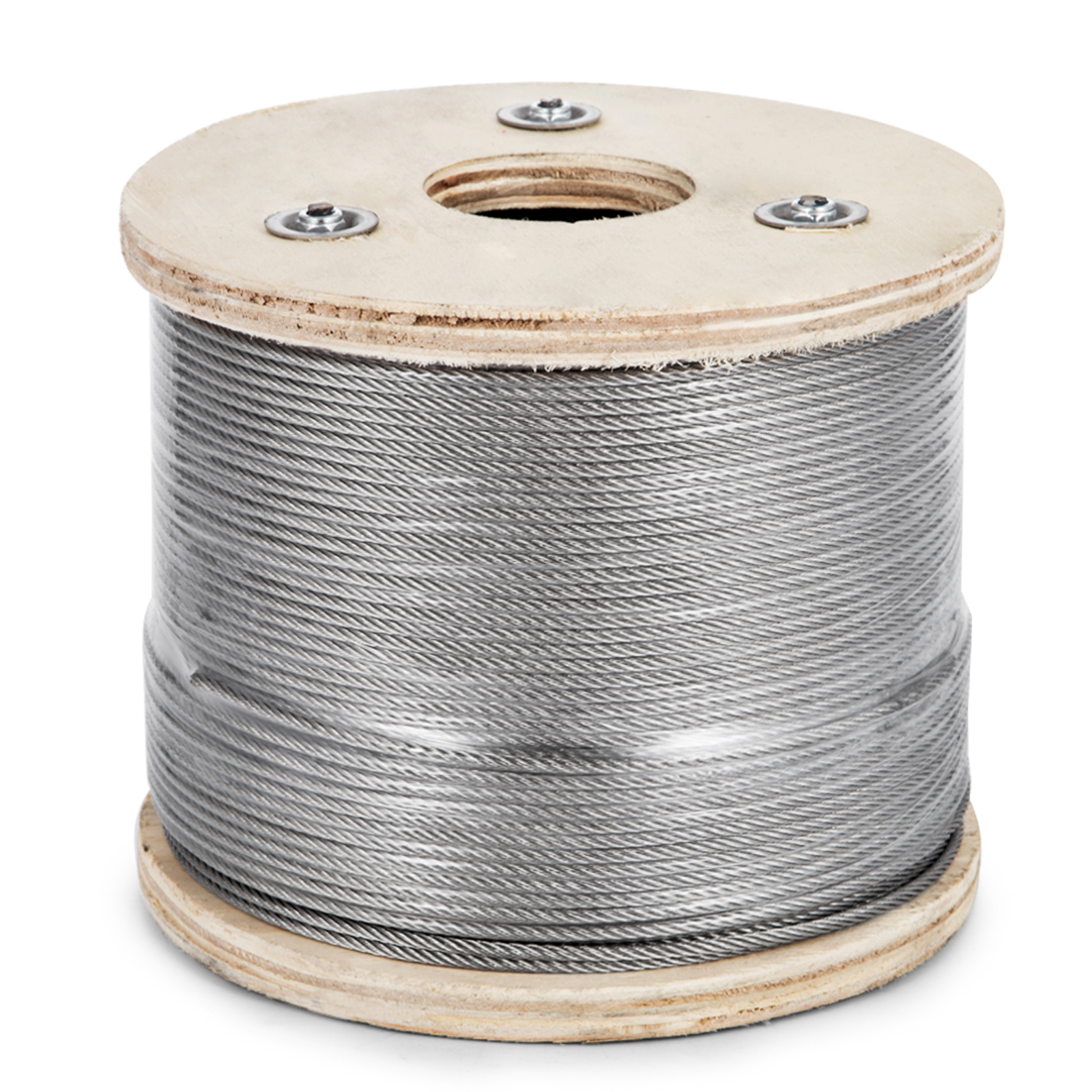 VEVOR T316 Stainless Steel Cable Wire Rope,1x19: 100,200,300,500,700 1x19 Stainless Steel Wire Rope