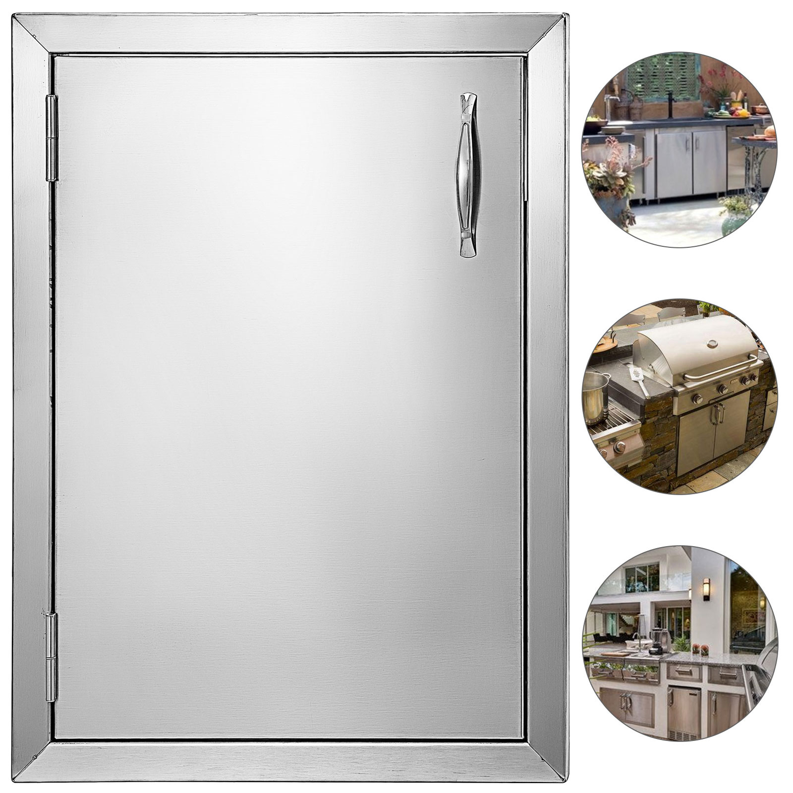 outdoor kitchen doors, stainless steel, 31x31 inch