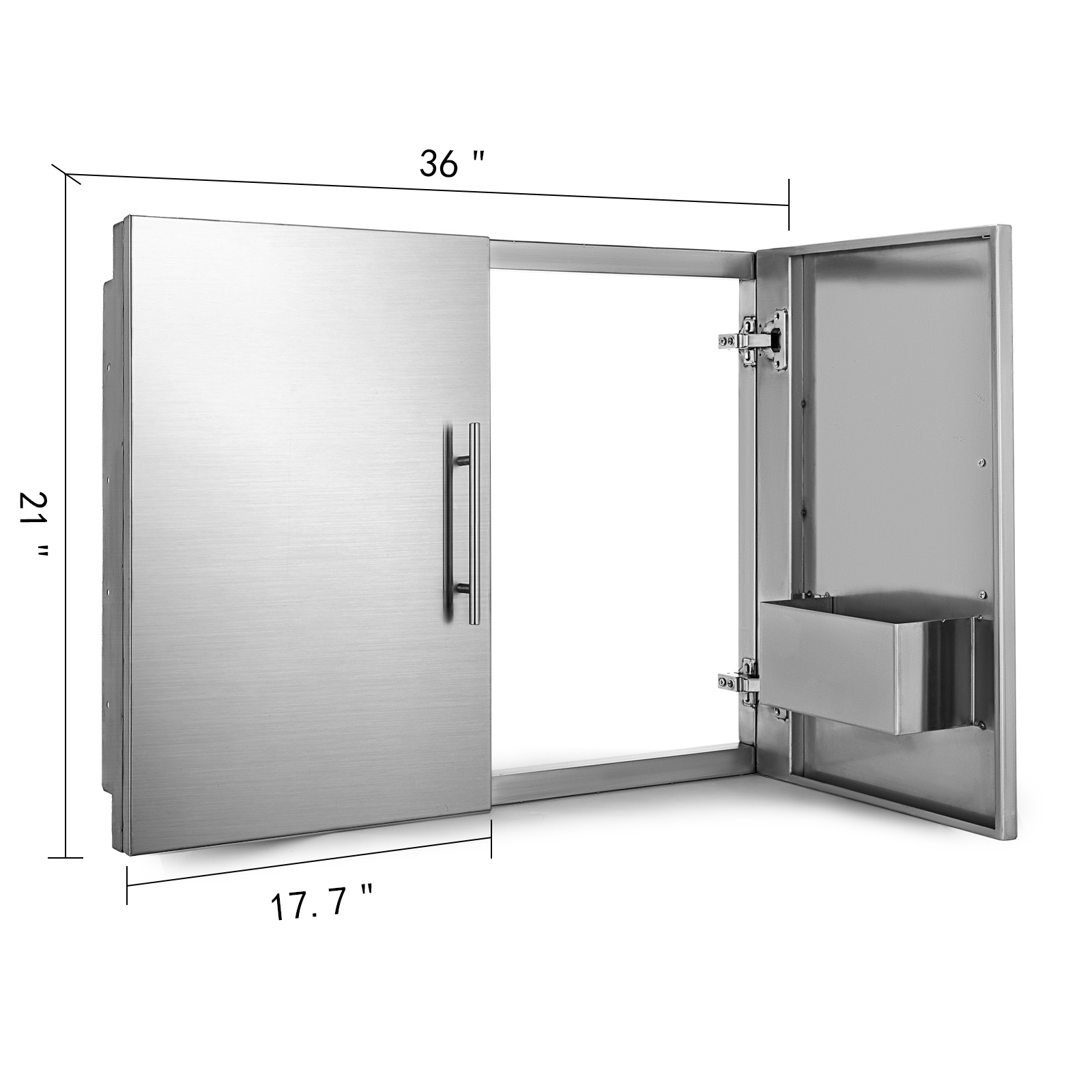 BBQ Türen für Badezimmer 660X610mm Edelstahl Rostfreier Stahl Outdoor-Küche