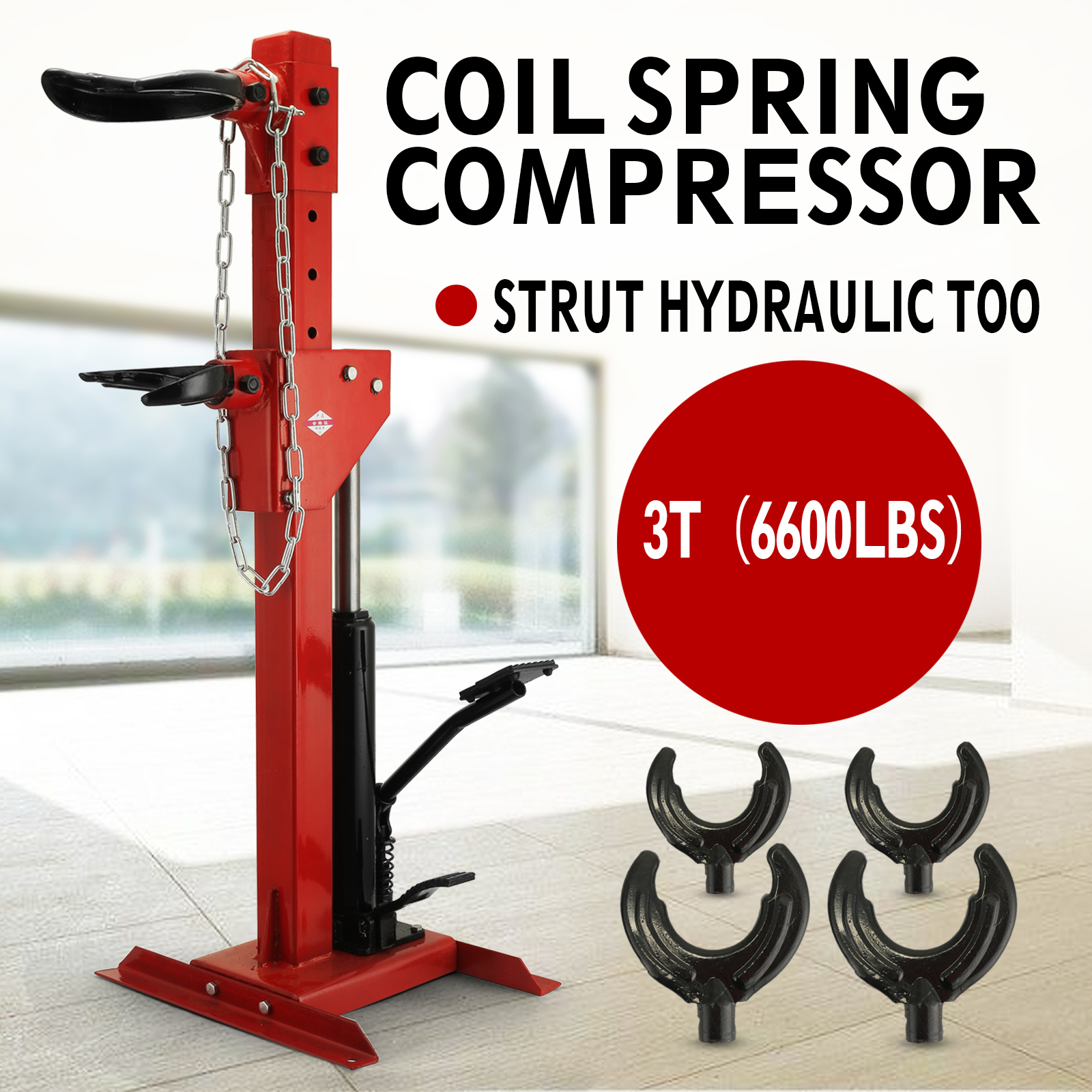Coil Spring Compressor Auto Strut 2200lbs/4000lbs/5500lbs/6600lbs