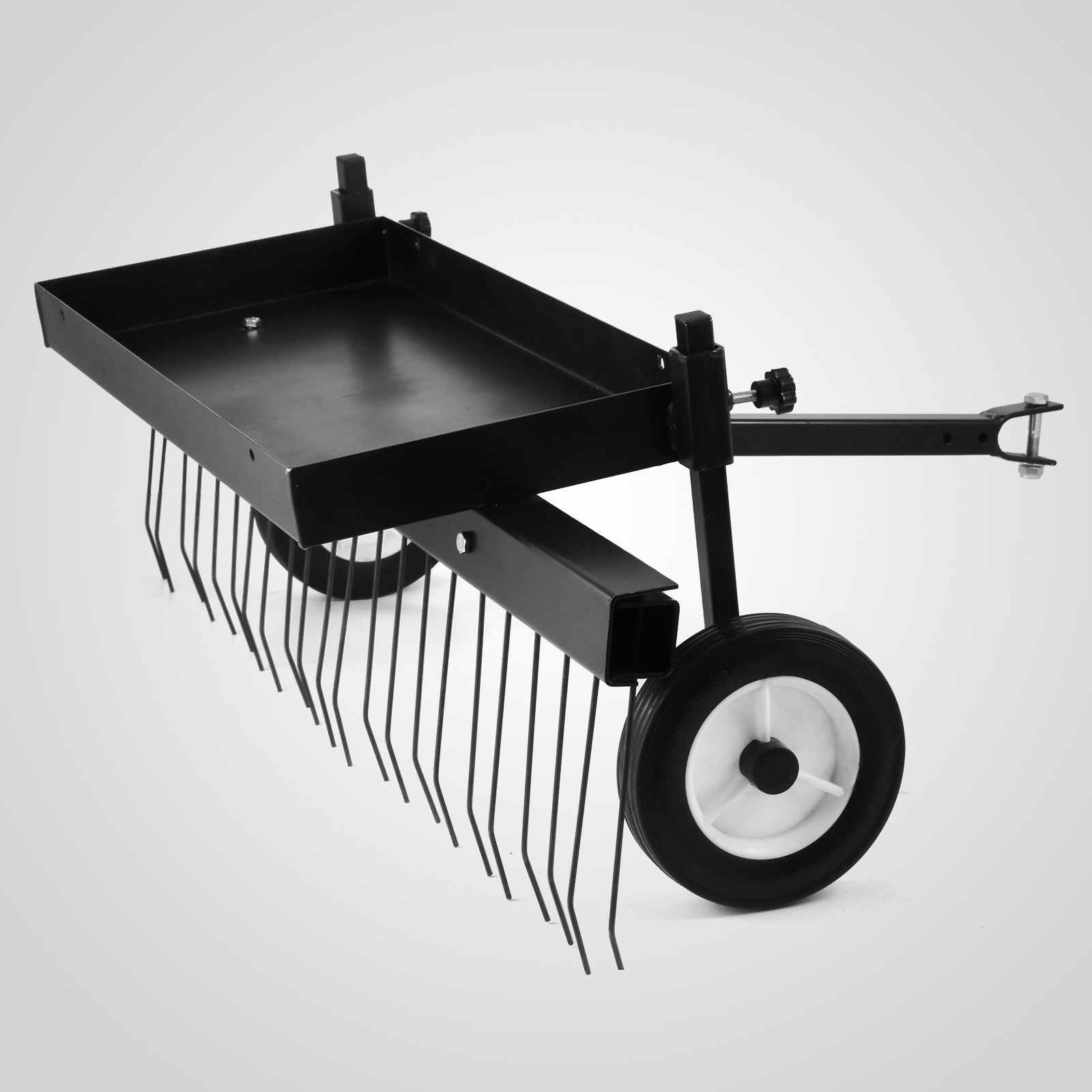 Lawn Core Plug Aerator 40 Ride On Mower Garden Spike Metal Steel ...