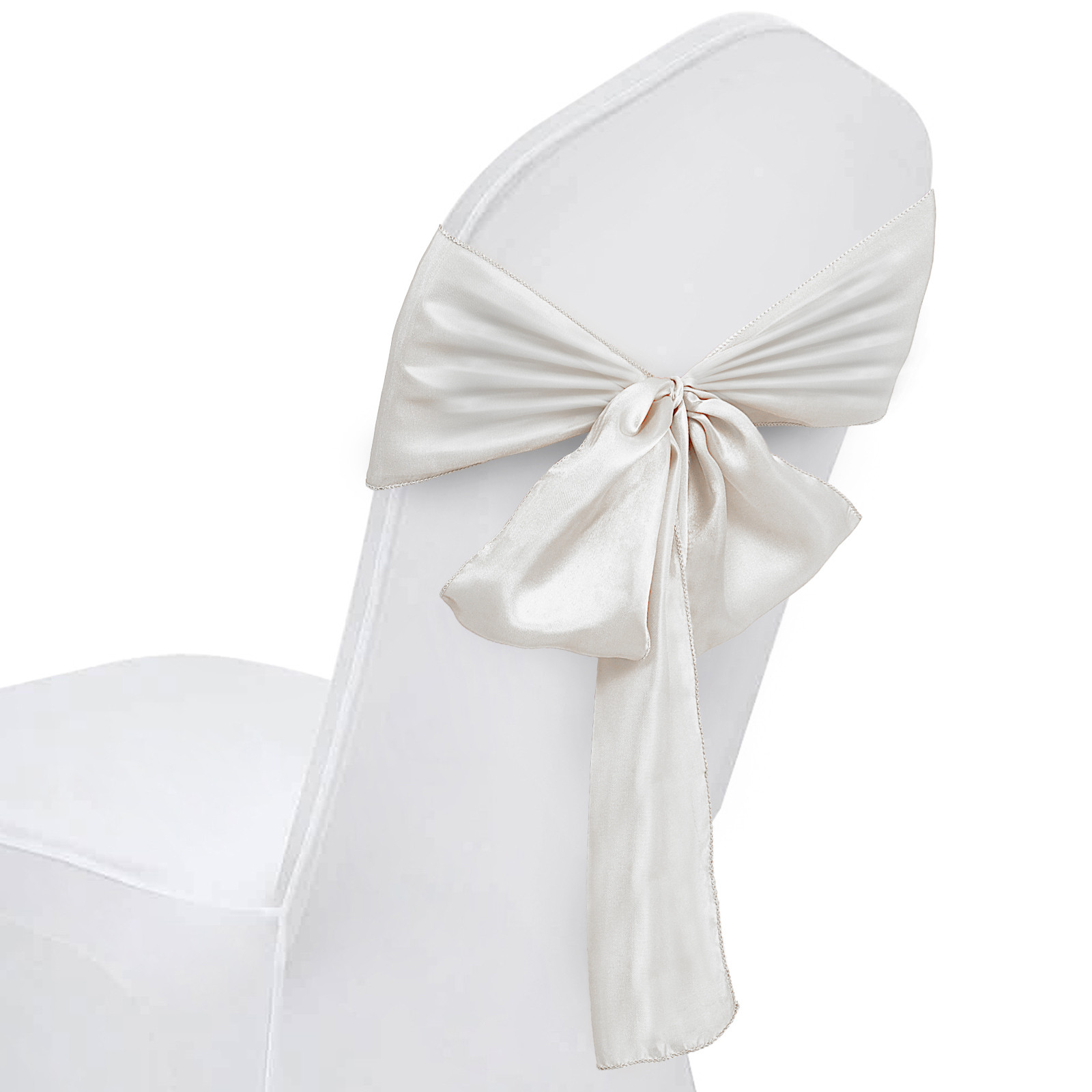 White Chair Cover,50 PCs,Polyester