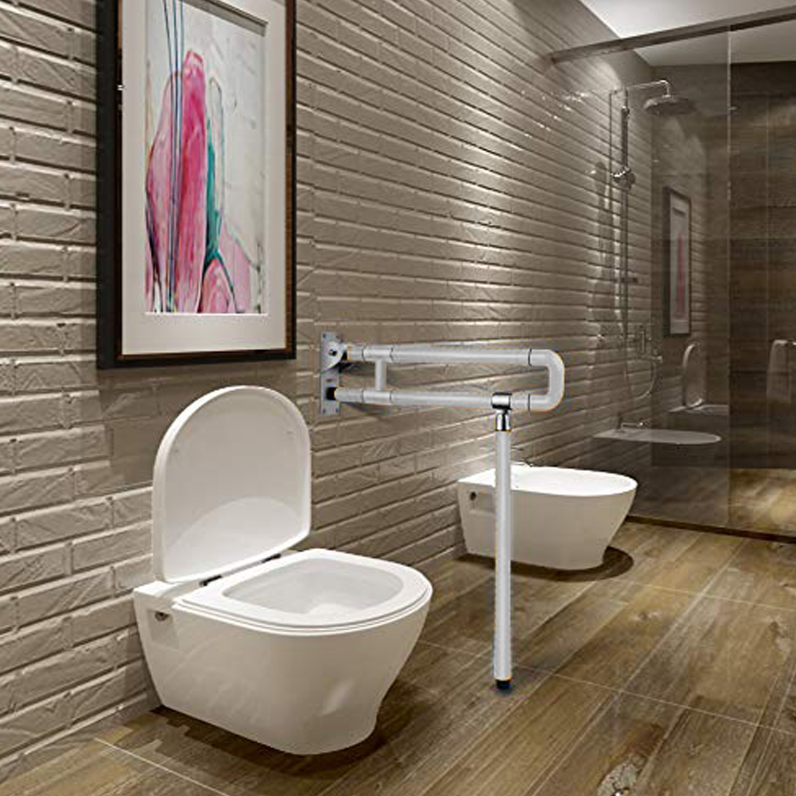 Handicap Bathroom Toilet Bars Image Of Bathroom And Closet