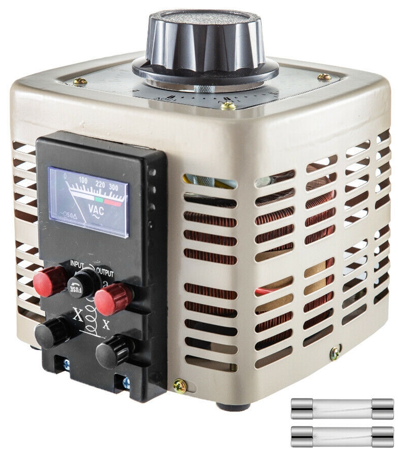 Variac Transformer Variable 1000VA AC Voltage Regulator Metered 0-130V 110V