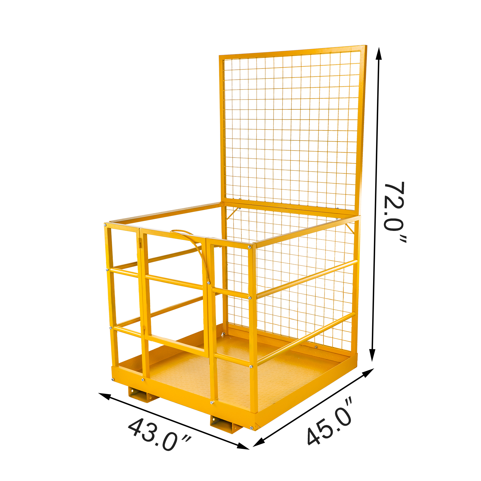 300kg FORKLIFT SAFETY ACCESS WORK PLATFORM COLLAPSIBLE foldaway man cage basket 