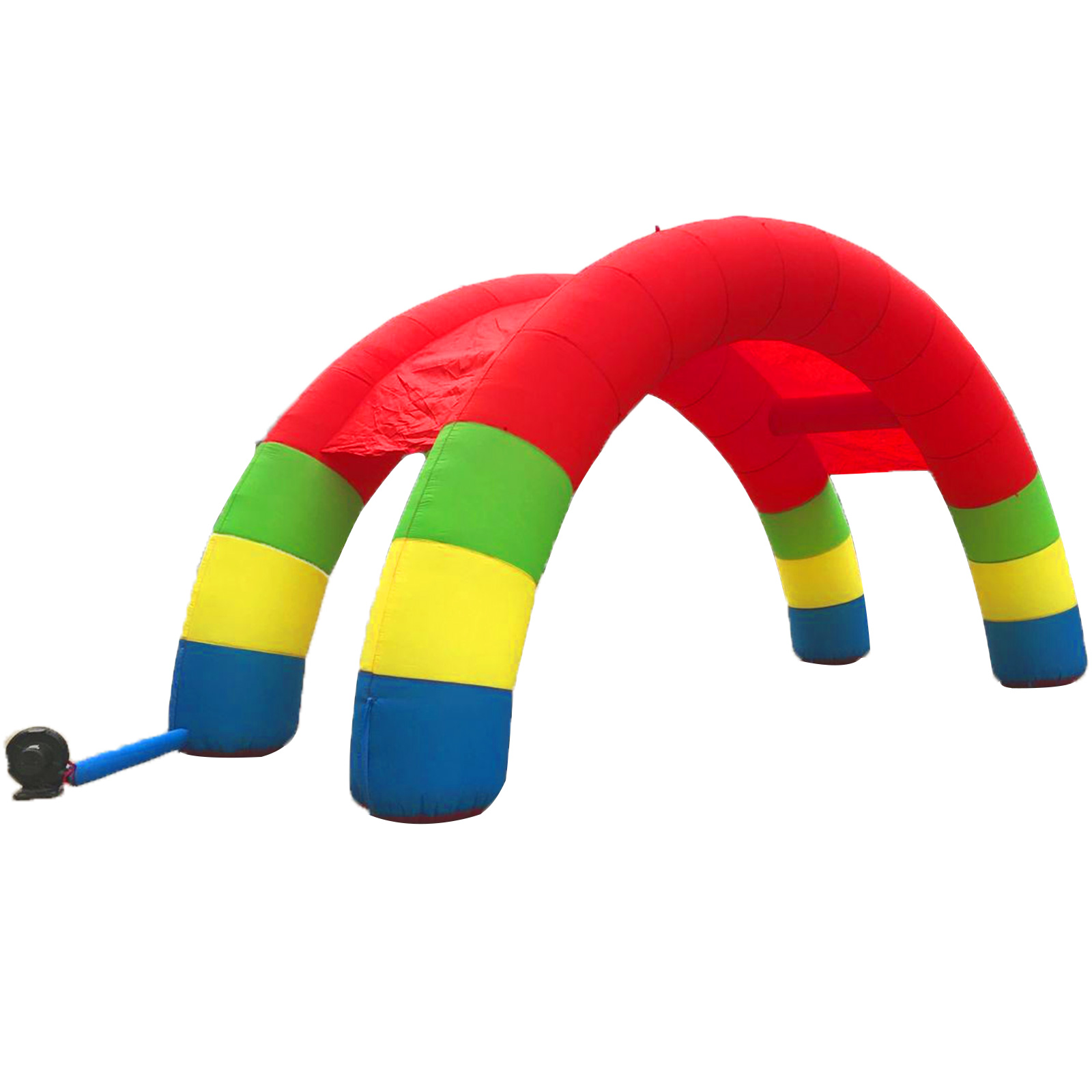 Inflatable Rainbow Arched door Advertising Arch 26ft*10ft Holiday Decorat 8*4m 