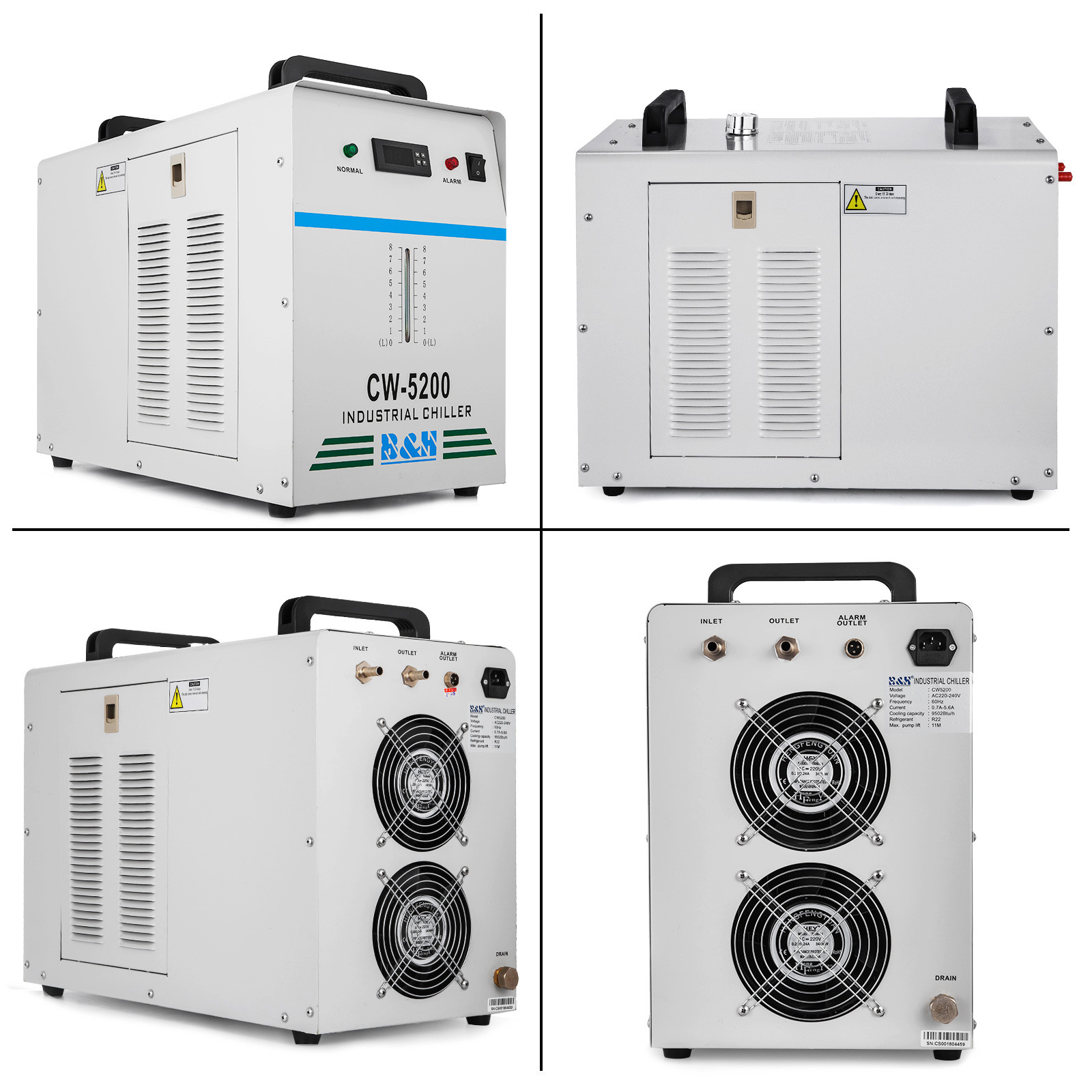 Image 33 - Industrieller Wasserkühler CW-3000/CW5000DG/CW5200DG Industrial Water Chiller