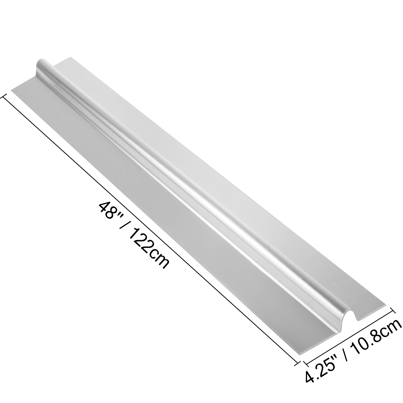 4ft Aluminum Radiant Floor Heat Transfer Plates for 1/2" PEX Tubing 50 