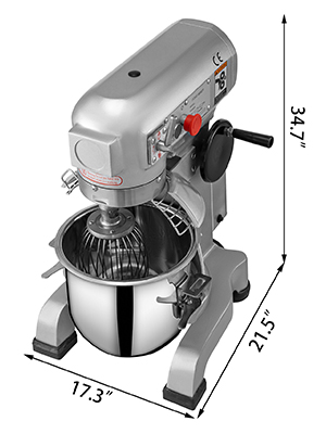 commercial mixer, stainless steel, 30L