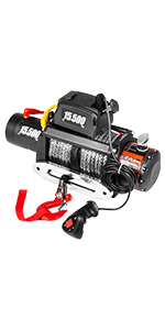 electric truck winch, 13000Ibs, 65ft cable steel