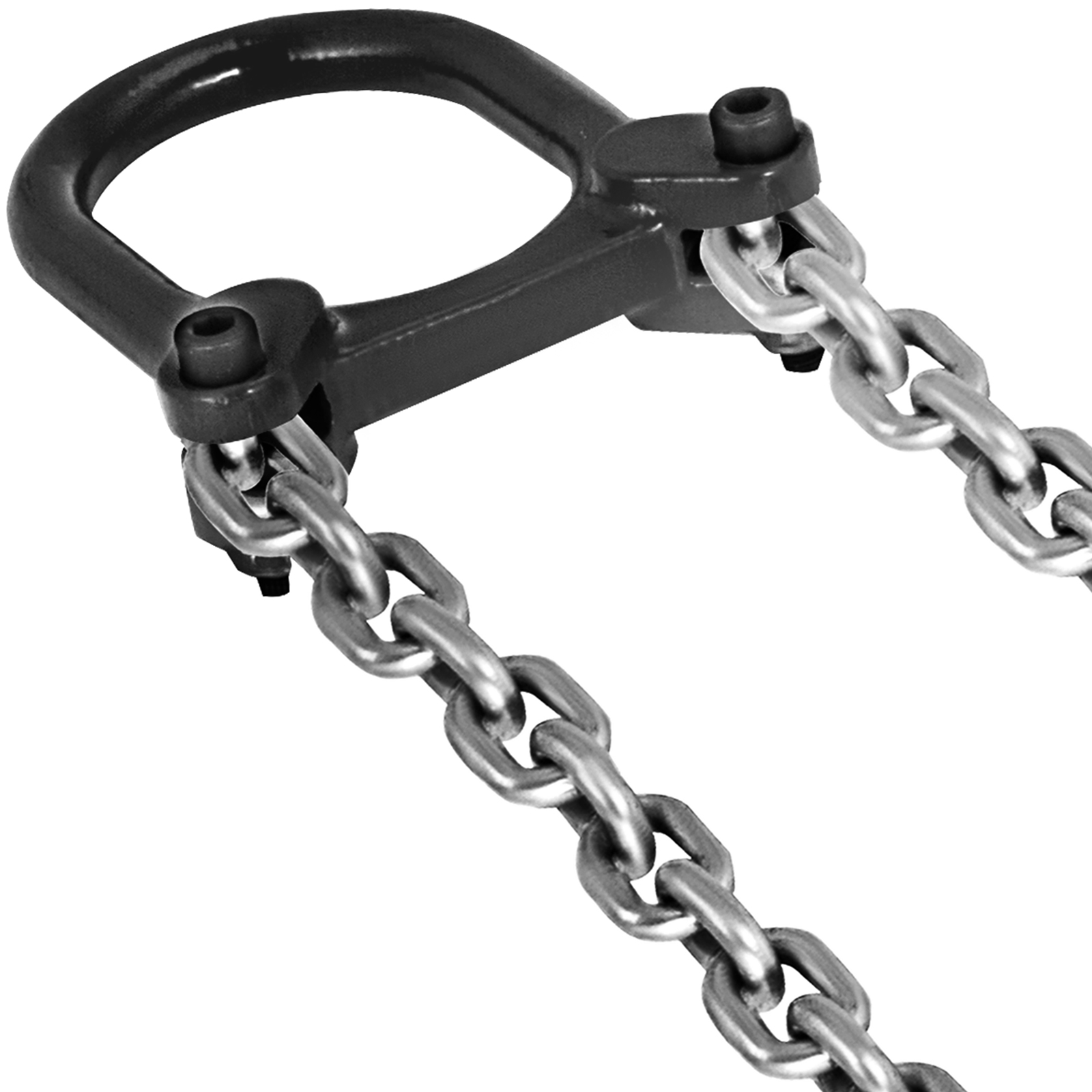 2000 lbs Chain Drum Lifter Black Fiber Lift V Bridle Chain Sling ...