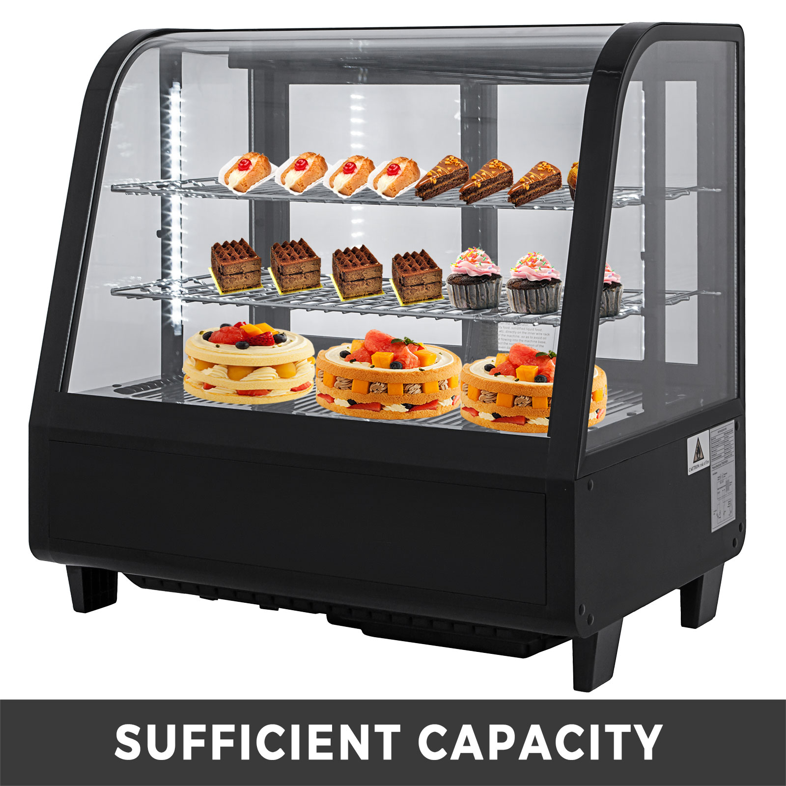 Countertop Bakery Display Case Commercial Refrigerated Display with Auto Defrost 