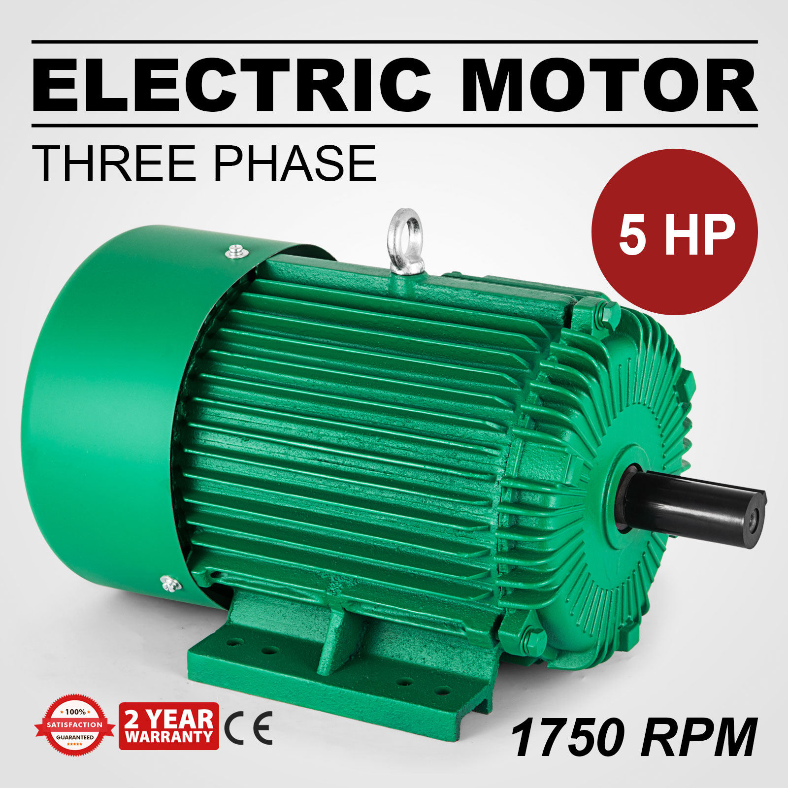 1~20 HP 1Phase 3450RPM Electric Air Compressor Duty Motor 56 Frame 5/8" Shaft 