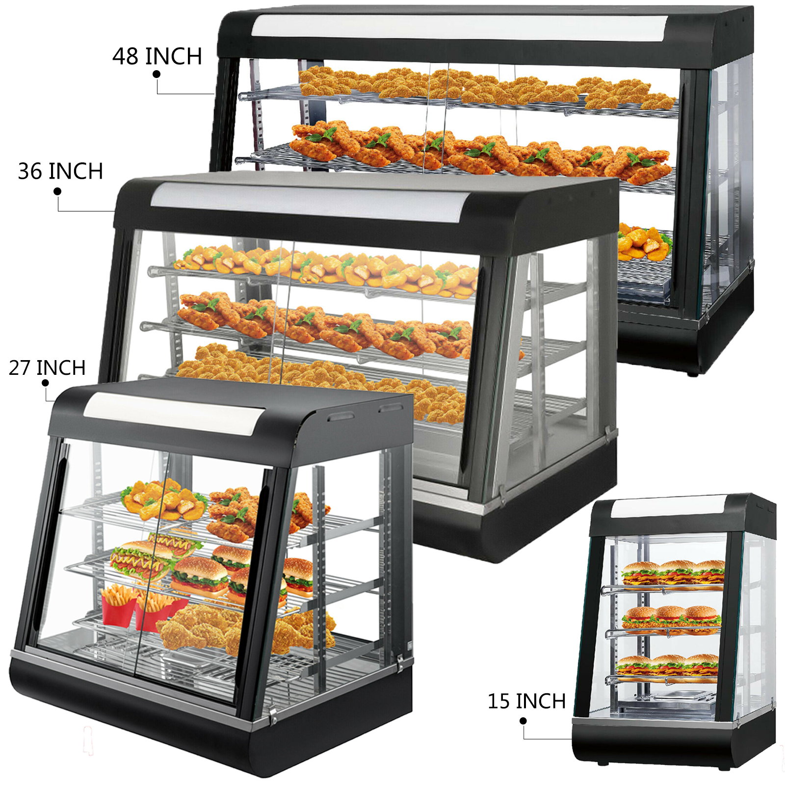 countertop food warmer display