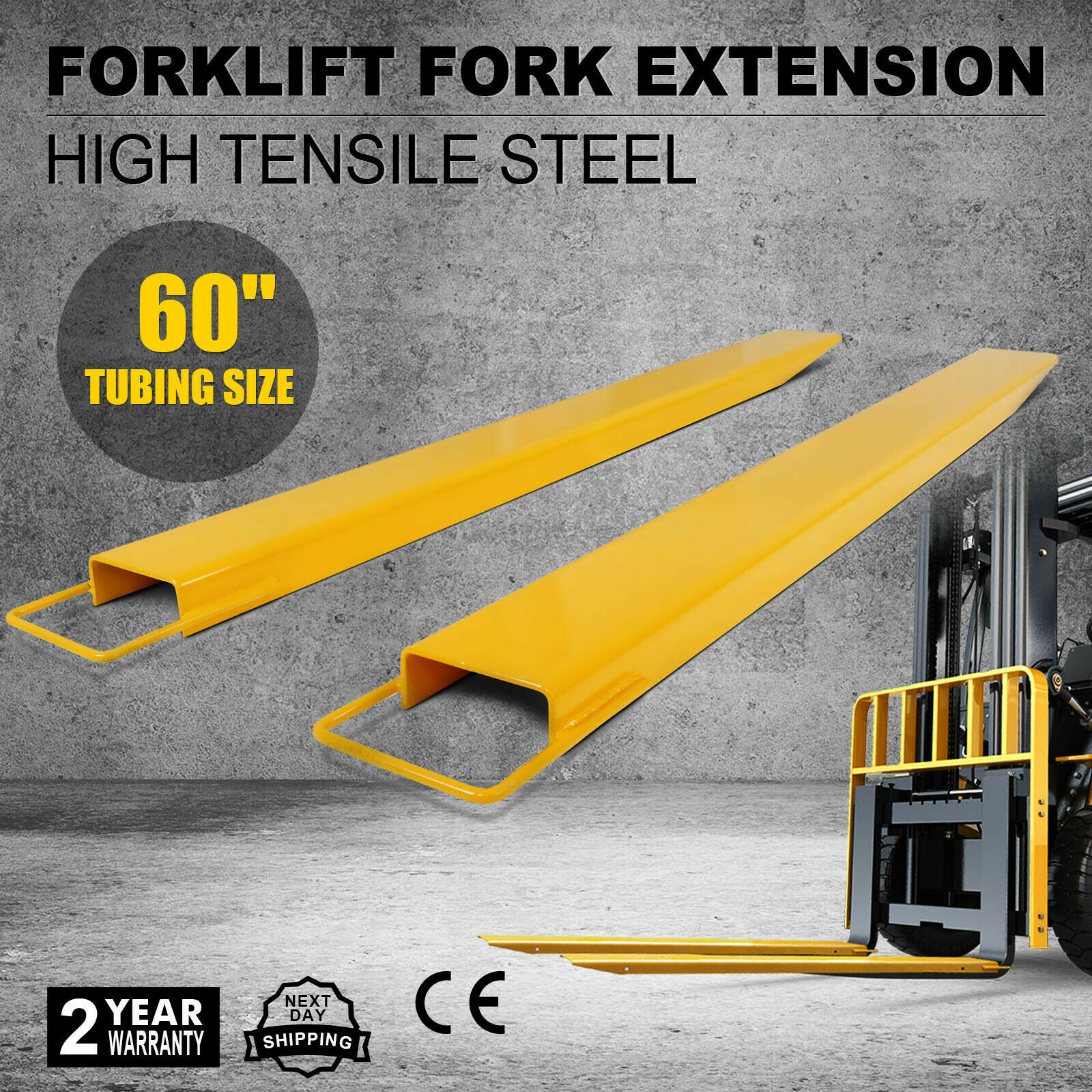 Forklift Fork Extensions Slippers Brand New 1520mm Ebay