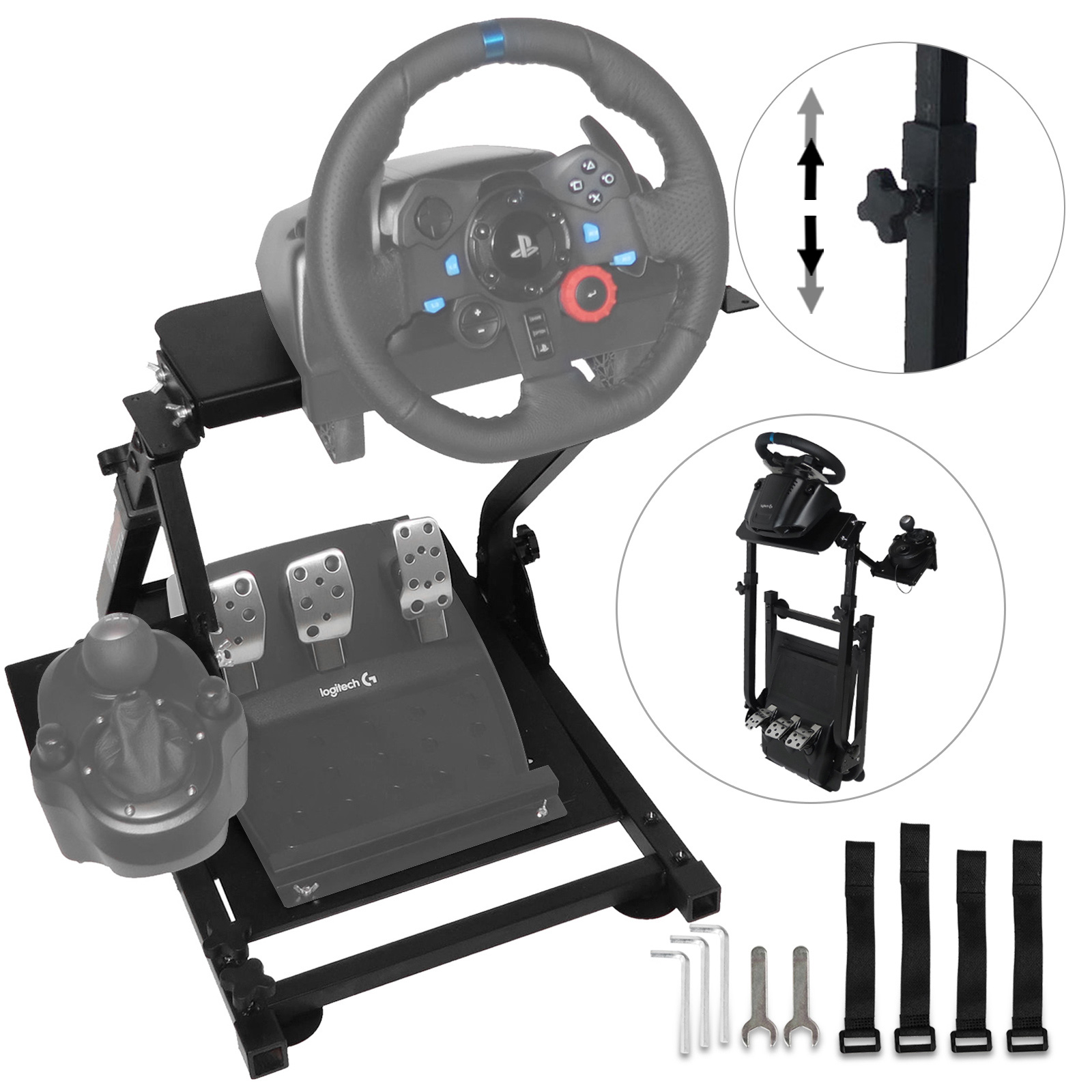 nødvendig Inspiration sav VEVOR Logitech G29 Steering Wheel Stand - Black (G29YXARTZDJ000001) for  sale online | eBay