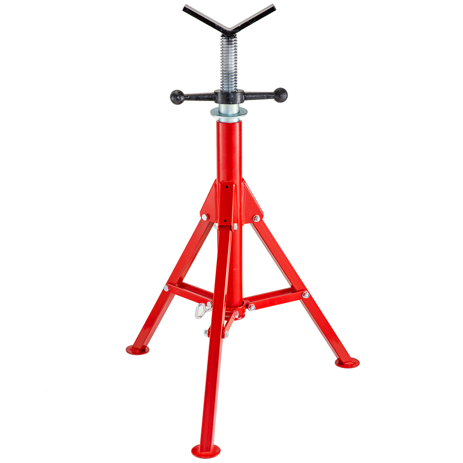 Pipe Stand Fold-a-Jack 4-Ball Transfer Head 12" Pipe Capacity 20"-37" Height 