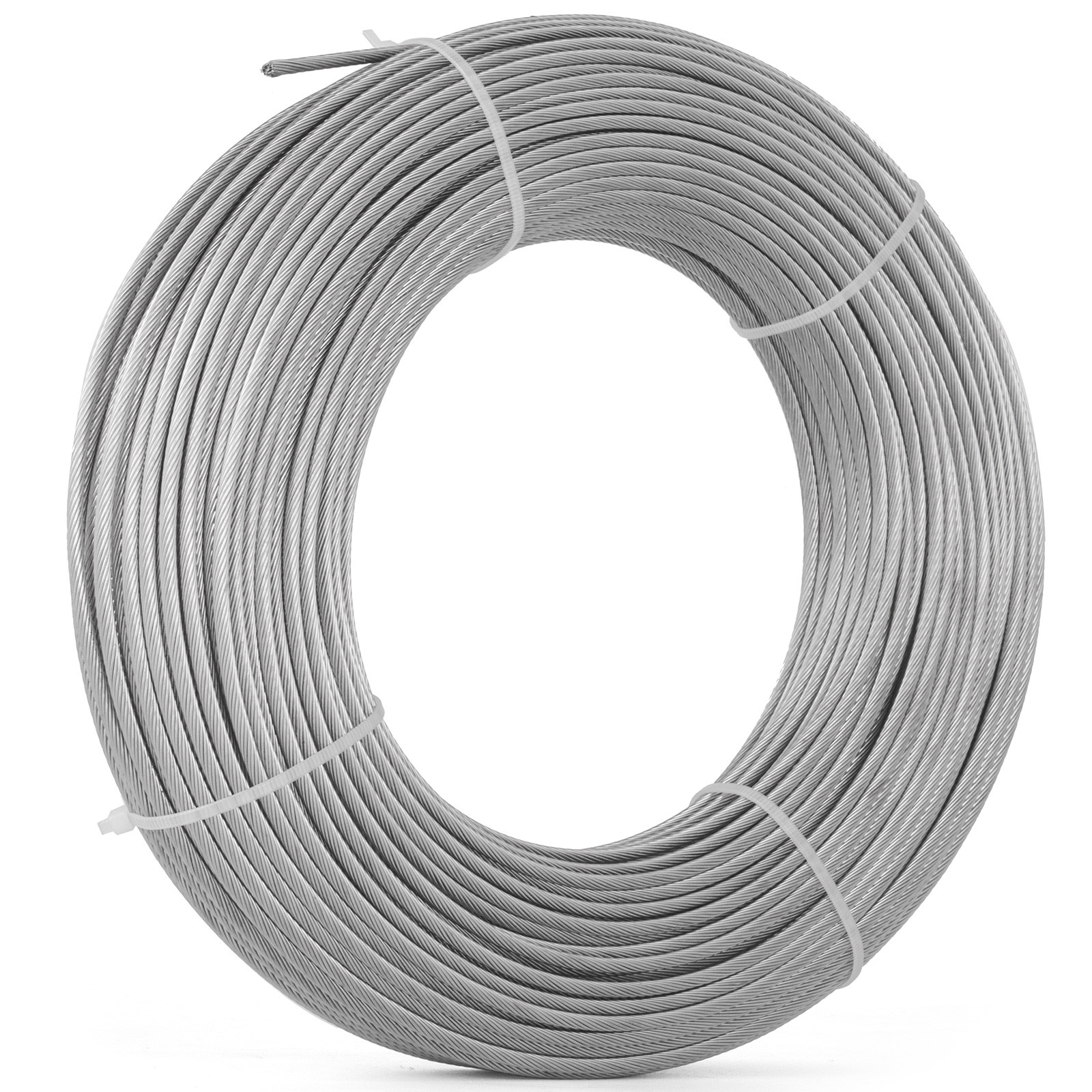 VEVOR T316 1x19 Stainless Steel Cable Wire Rope 100,200,400,500,1000FT 1x19 Stainless Steel Wire Rope