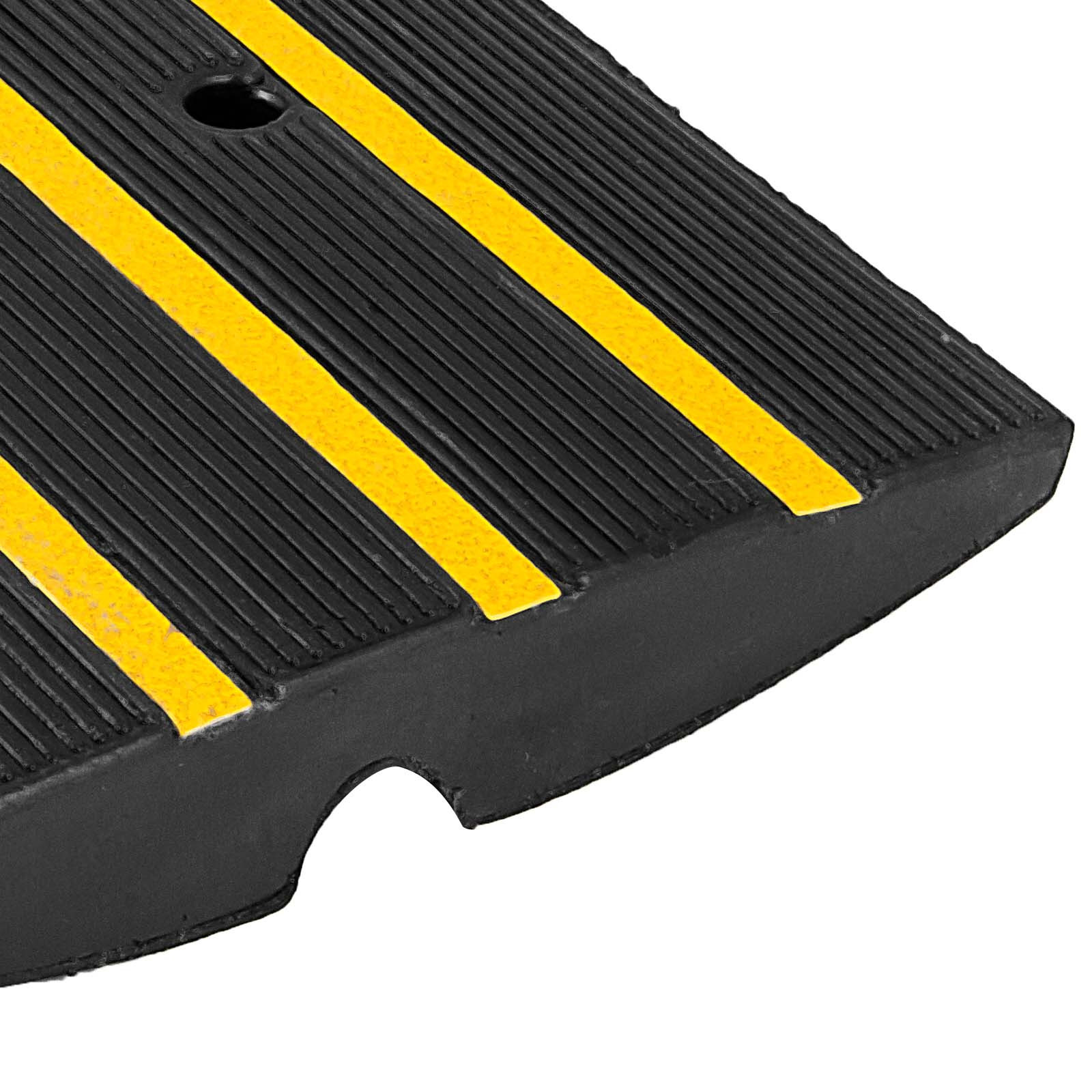 Rubber Curb Ramps Car Driveway Threshold Ramp Cable Cover Curbside ...