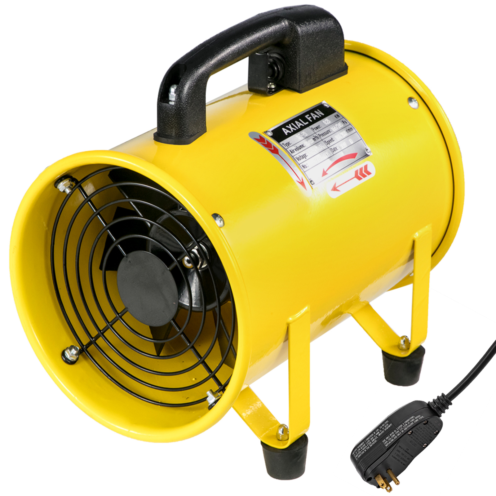 8/10/12/16"Extractor Fan Blower portable Ventilator 5/10M Duct Hose Double Speed 