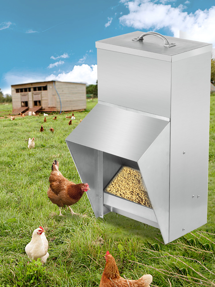 Galvanized Poultry Feeder,11.5 lbs capacity,13.23 lbs