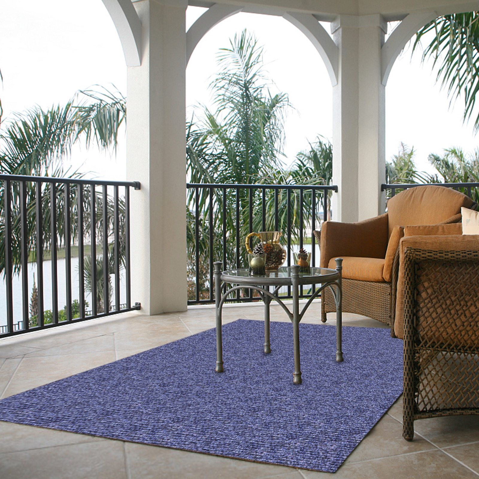 Bass Boat Carpet Marine Carpet 6' Wide Outdoor Rug for Patio Porch Deck