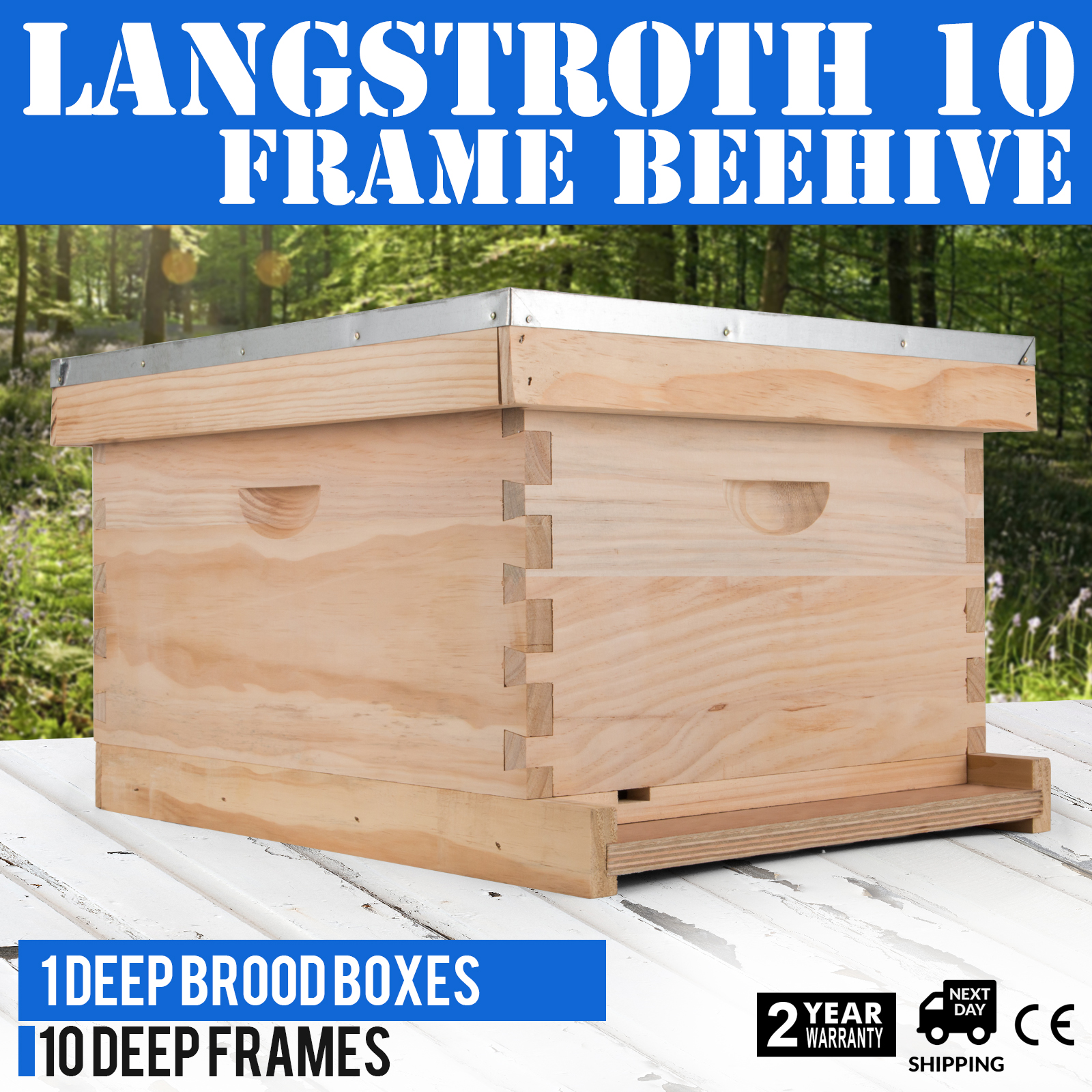 thumbnail 25 - 8 Styles Beehive Frames Beekeeping Bee Hive Honey Beehive Box Wood Box House