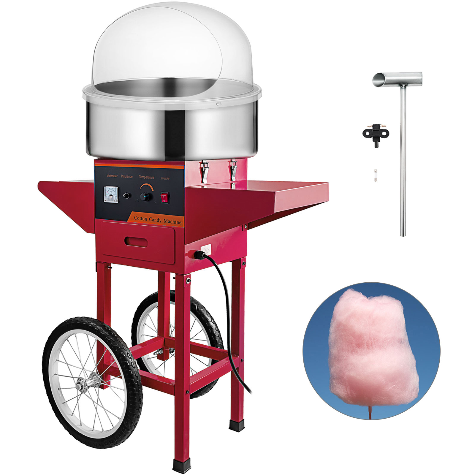 Cotton Candy Machine Cover,21 inch Diameter,Thickened Acrylic