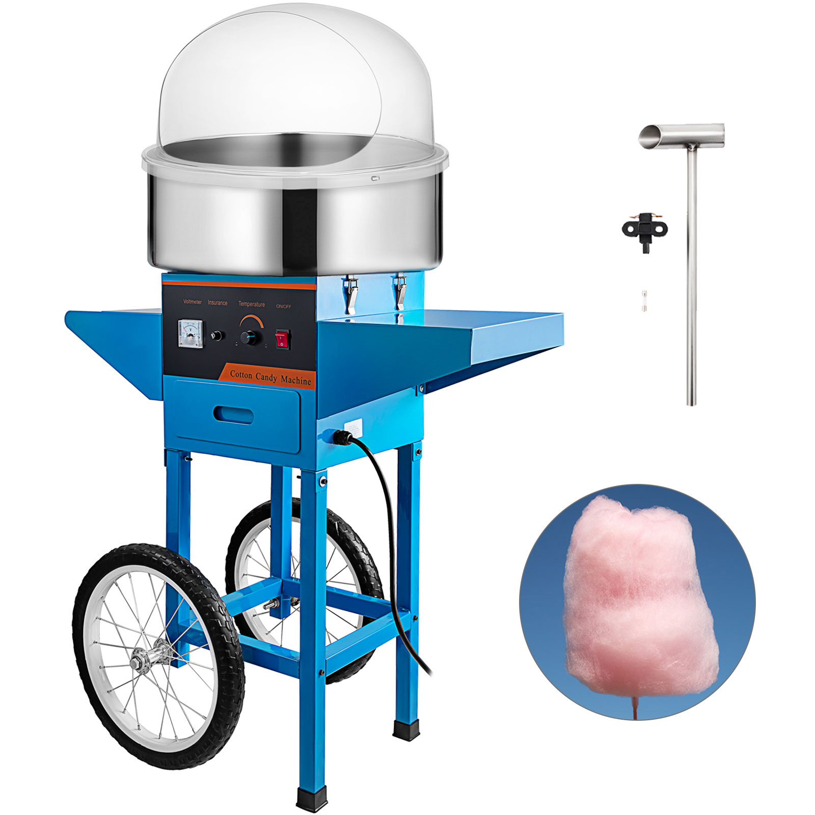 commercial cotton candy machine,pink,20 inch