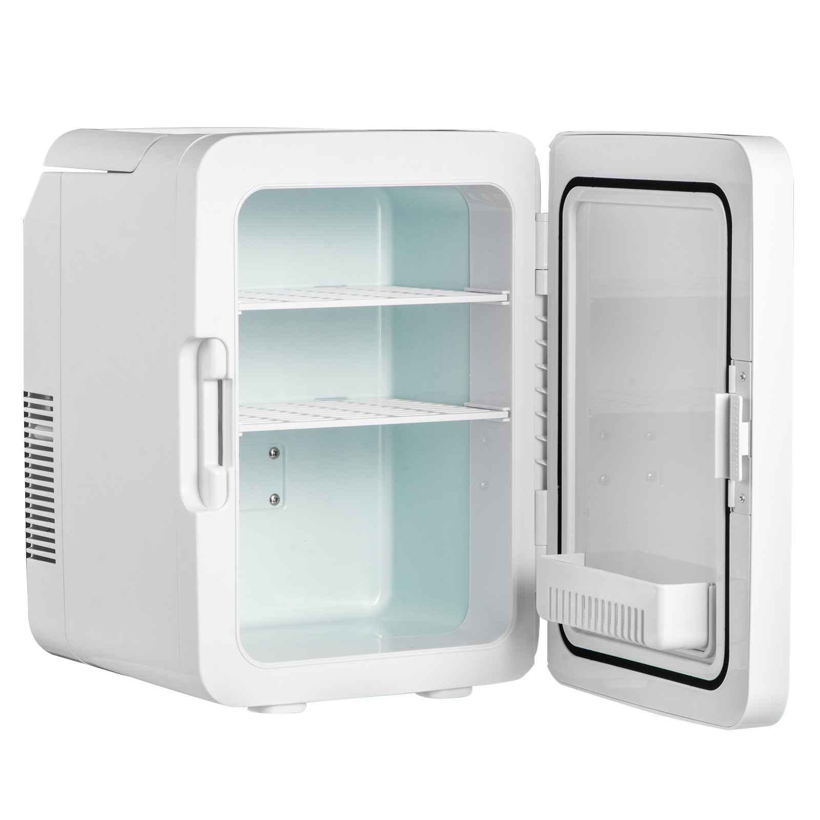 DMS® Mini Kühlschrank Minibar Kühlbox Thermobox Kühltruhe 12/230V Edelstahl  4 L KB-4 - DMS Germany