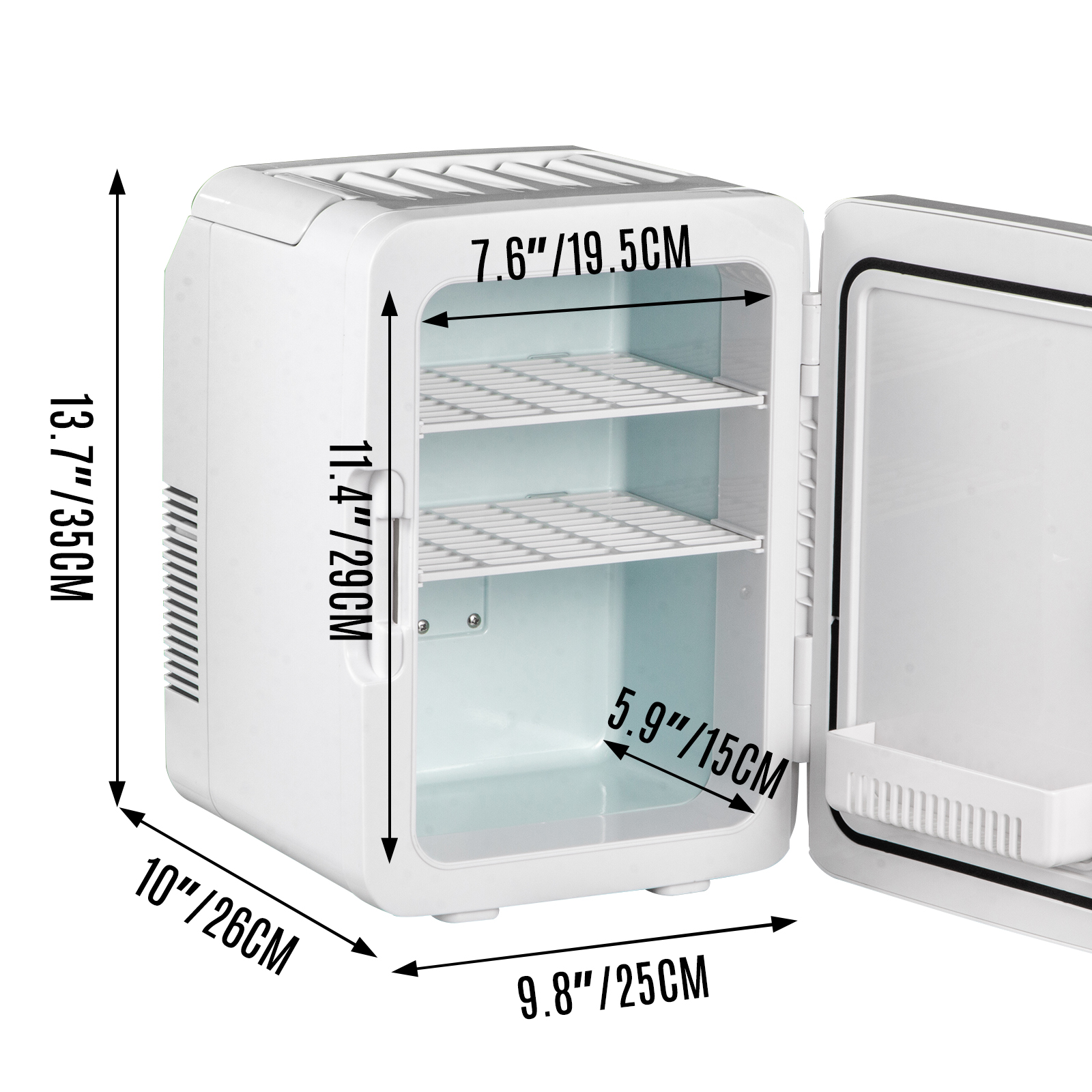 VEVOR 10L Kühlbox Mini-Kühlschrank Minibar Thermobox Elektrokühlbox  Warmhaltebox