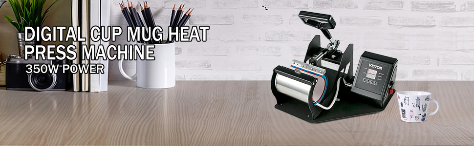 Mug Heat Press, Sublimation Machine, Coffee Cup Latte Cup