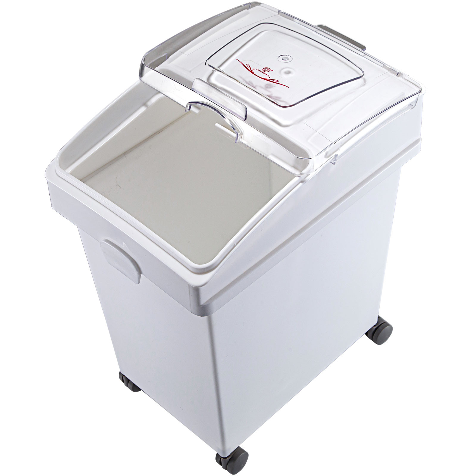 Details about   2 Pack Ingredient Bin with Casters 10.5 Gal Mobile Restaurant Kitchen Flour Bins