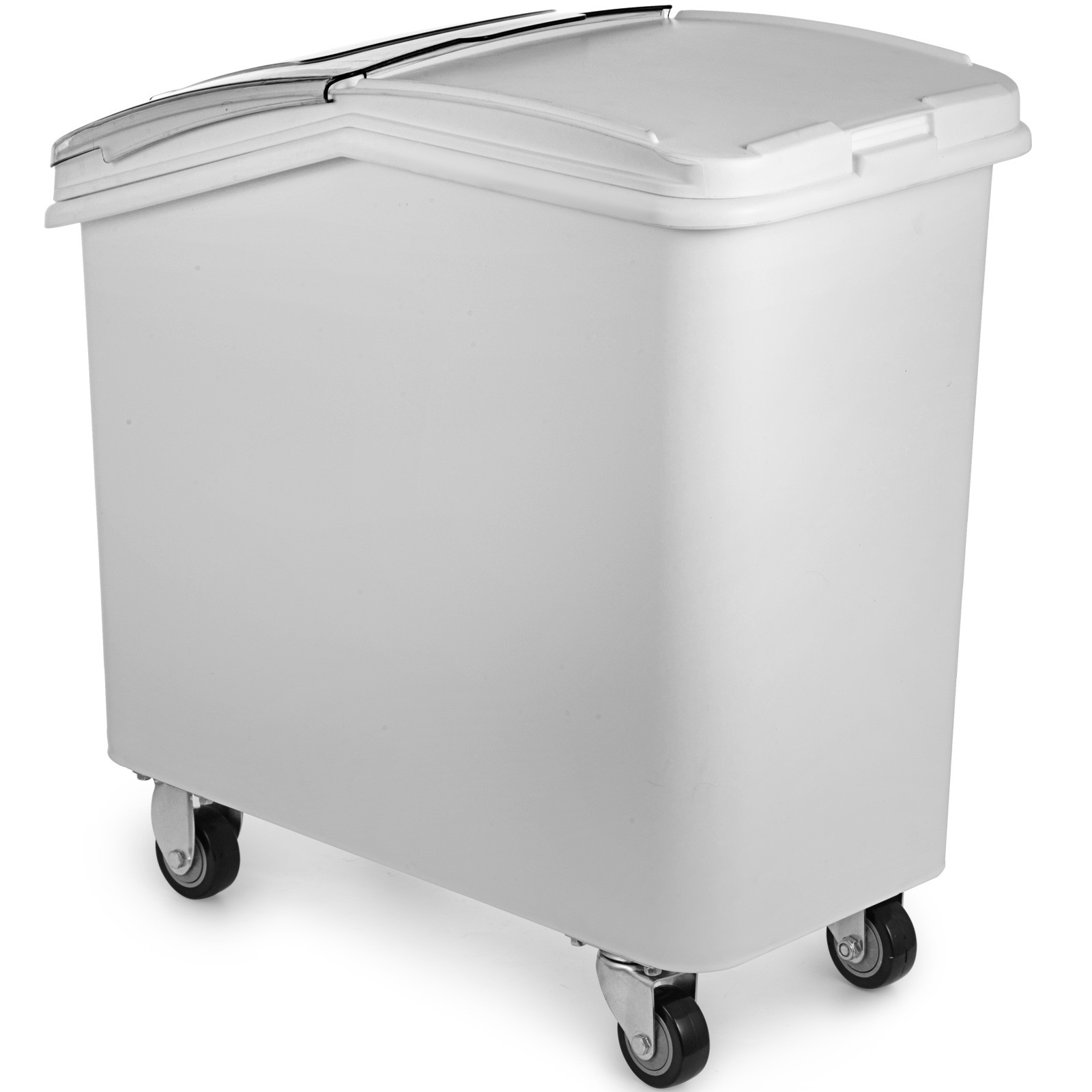 80L Aufbewahrungsbox Mehlwagen Lagerbehälter Mobil Zutatenbehälter Vorratsbehält 