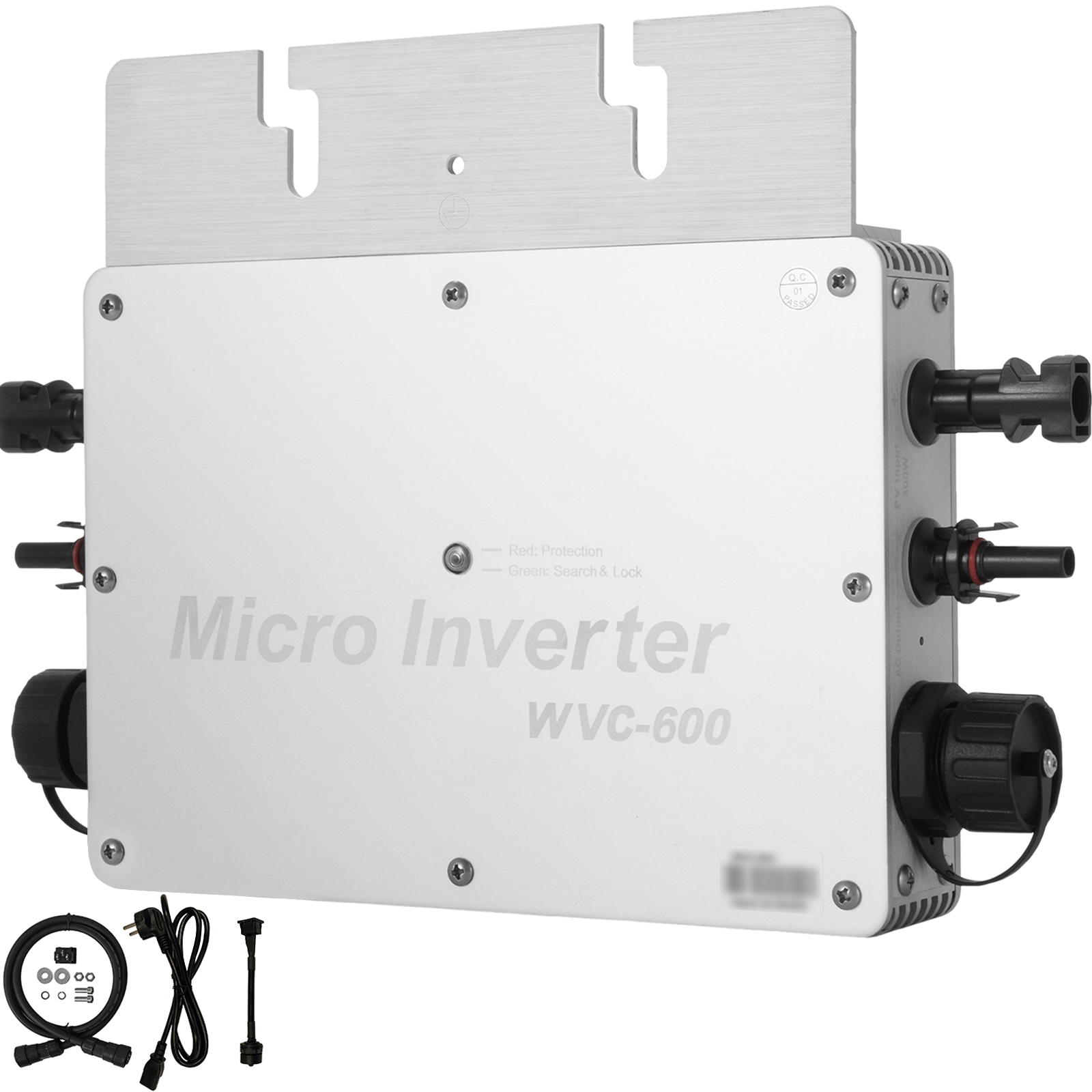 300W 400W 600W Micro Grid Tie Inverter MPPT Function For Solar Wind System 