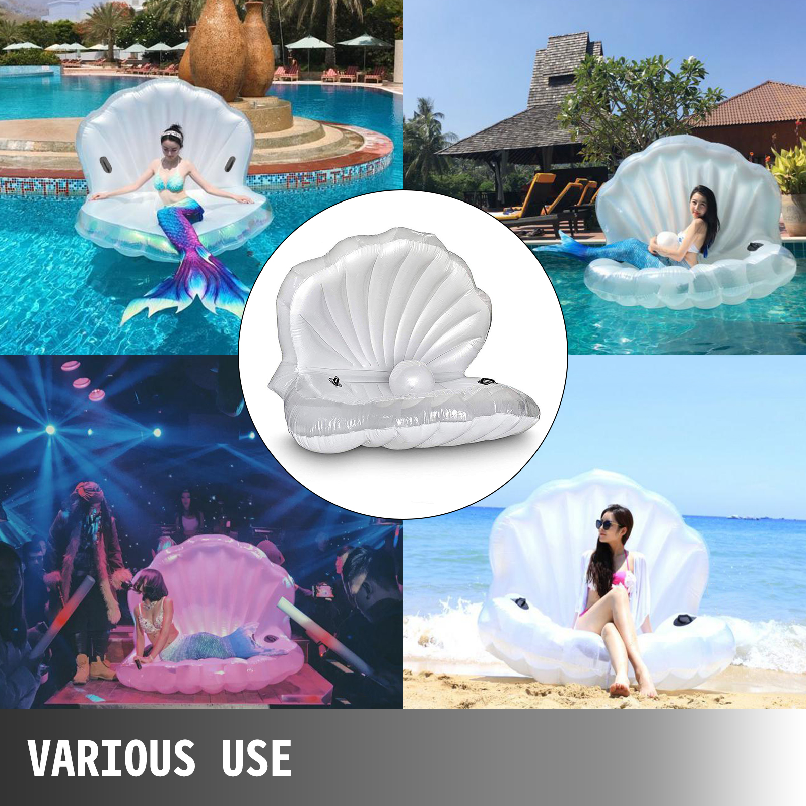 Inflatable, Sea shell Pool Float, PVC