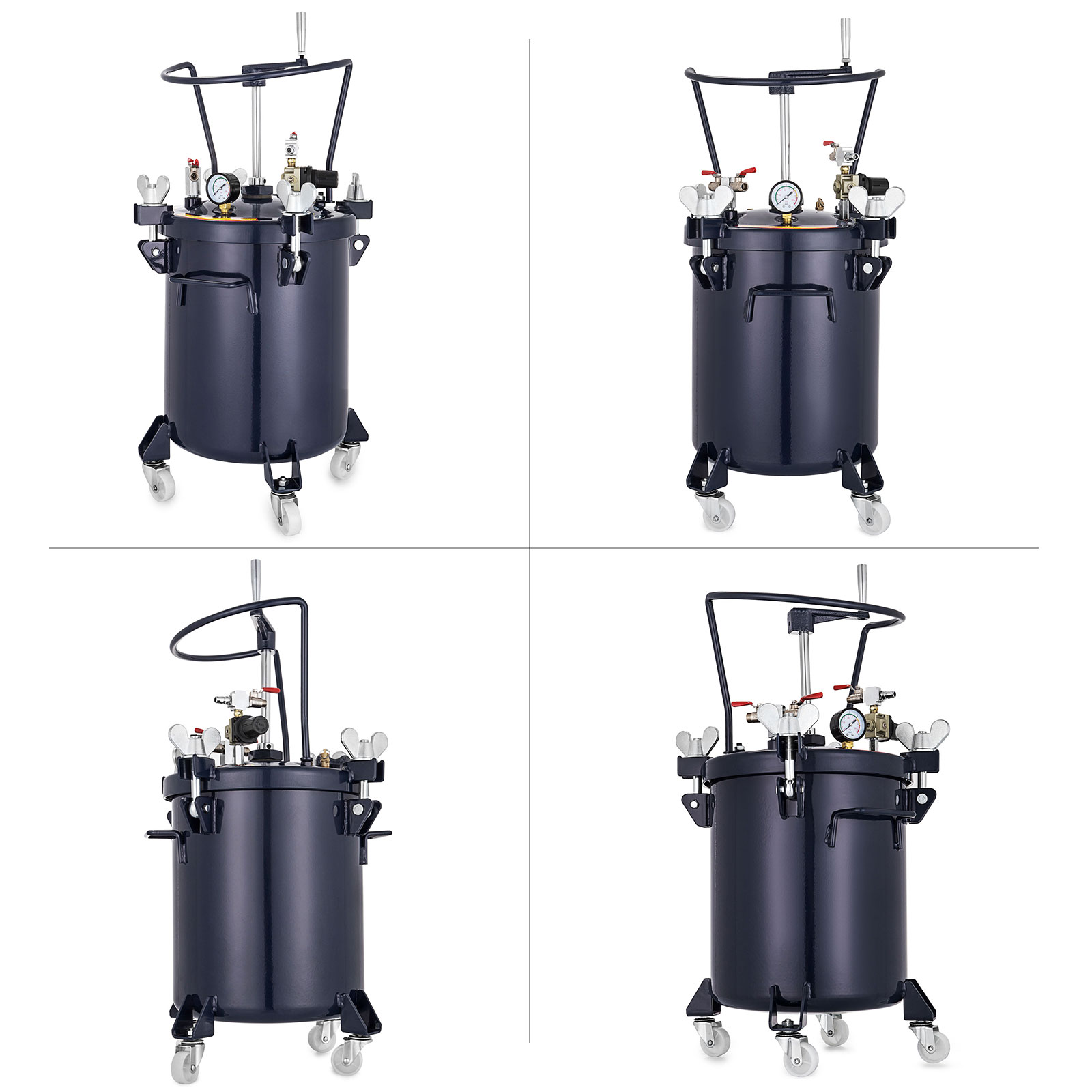 5 Gallon Pressure Tank Pot Paint Sprayer Spray Gun Sprayer Regulator Paint Sprayer For 5 Gallon Bucket