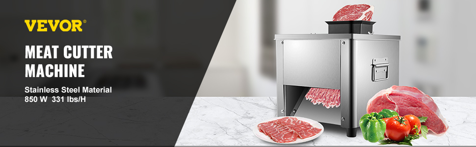 meat cutting machine, 850 W, 5 mm blade space