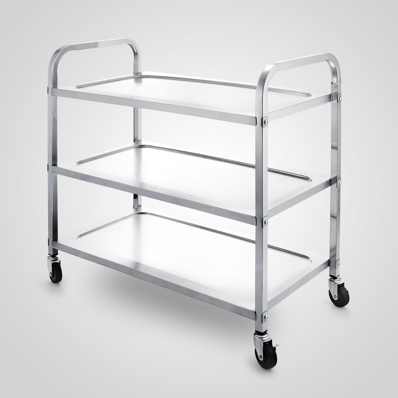 Stainless Steel Laundry Cart With Wheels